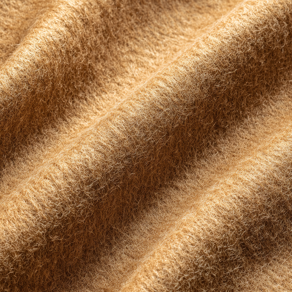 Camel Hair Blend fabric swatch