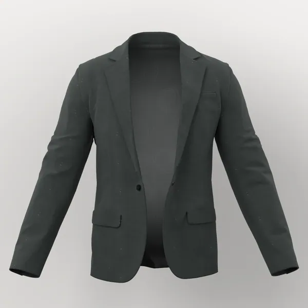 Vitale Barberis Canonico Perennial Super 110's Solid-Sharkskin No. 29687 made up: jacket