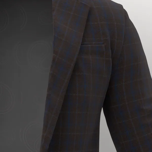Devonshire Tweeds No. 28553 made up: detail