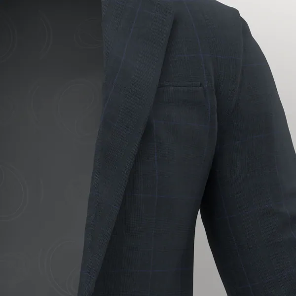 Dormeuil Executive No. 27728 made up: detail