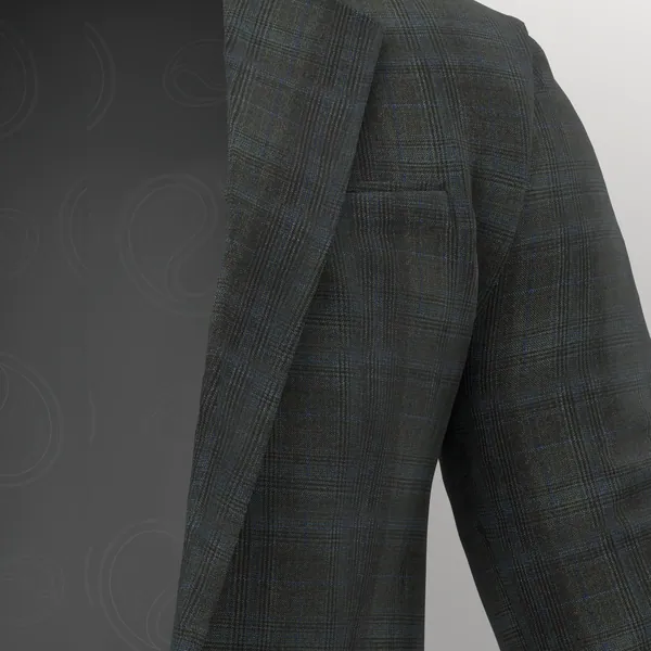 Dormeuil Executive No. 28291 made up: detail