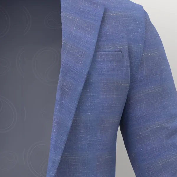 Linen No. 20157 made up: detail