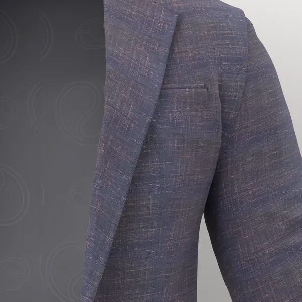 Linen No. 20158 made up: detail
