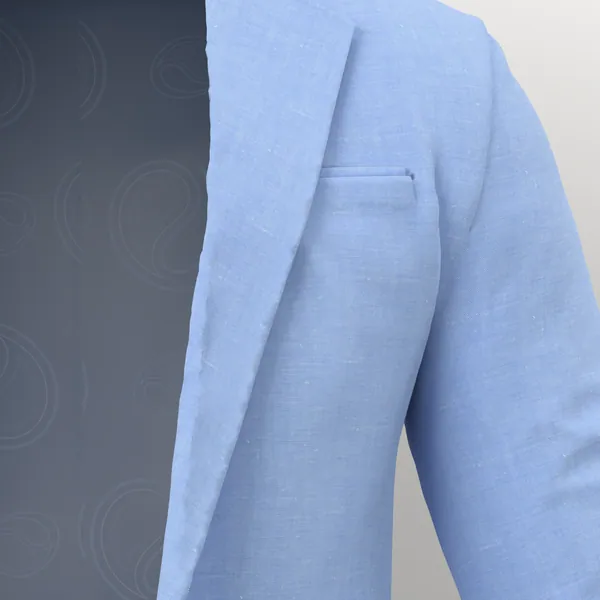 Linen No. 26882 made up: detail