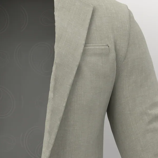 Linen No. 27318 made up: detail
