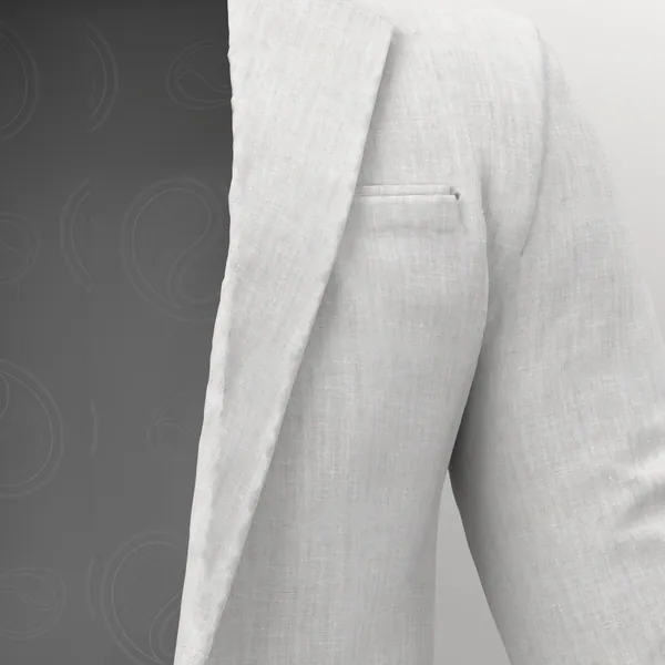 Linen No. 27512 made up: detail