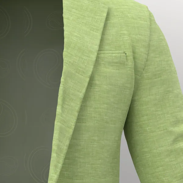 Linen No. 28722 made up: detail