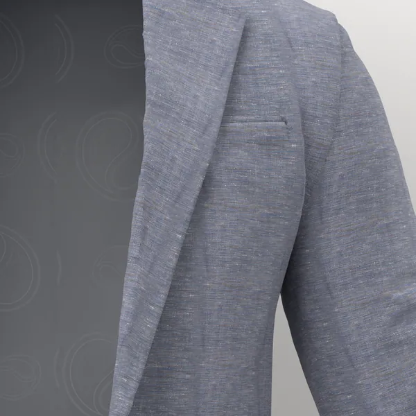 Linen No. 28775 made up: detail