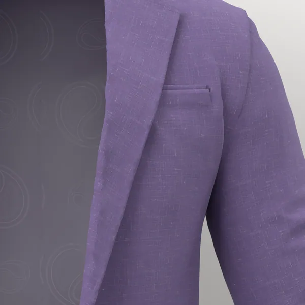 Linen No. 29118 made up: detail