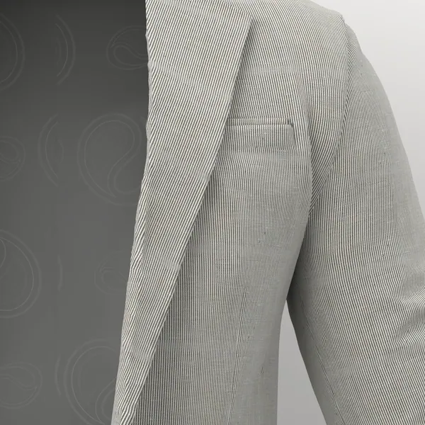 Linen No. 29127 made up: detail