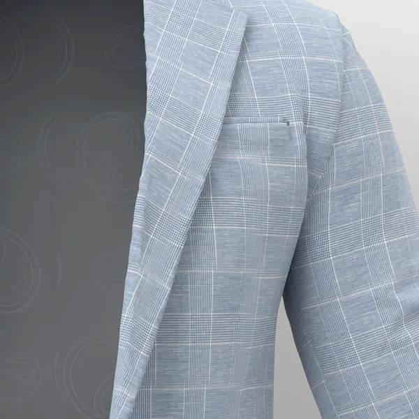 Linen No. 30172 made up: detail