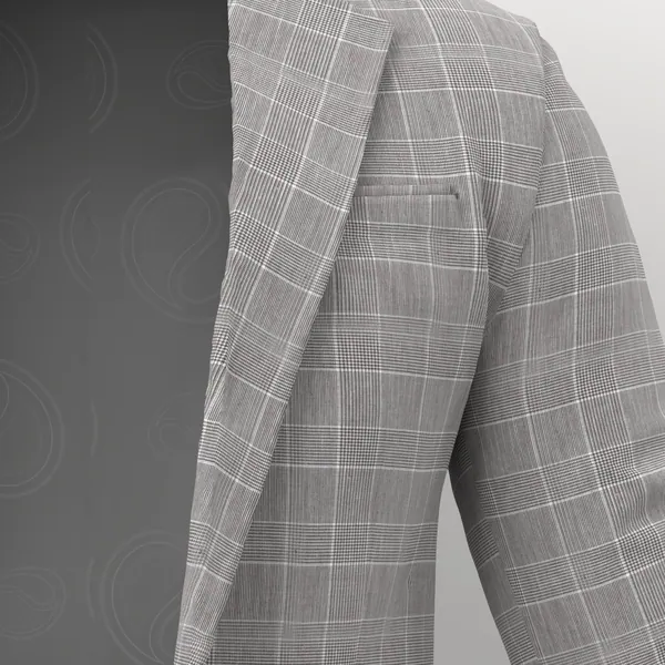 Linen No. 30174 made up: detail