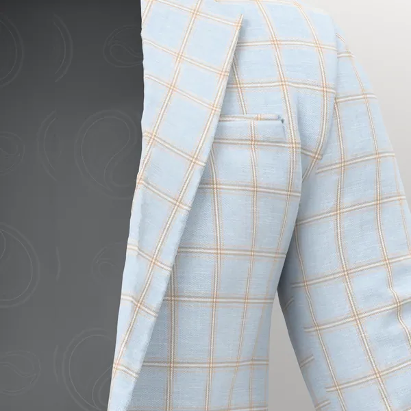 Linen No. 30176 made up: detail