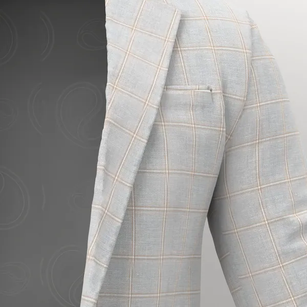 Linen No. 30177 made up: detail