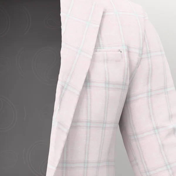 Linen No. 30178 made up: detail