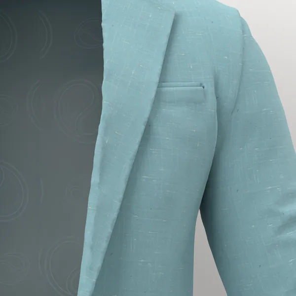Linen No. 30262 made up: detail