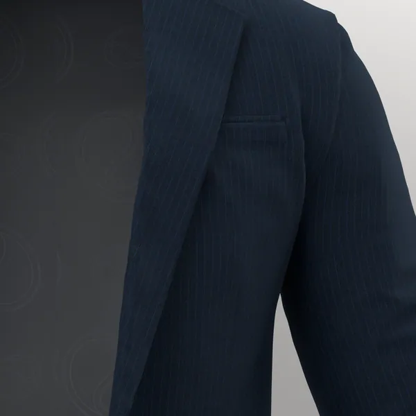 Loro Piana Super 130's No. 27946 made up: detail