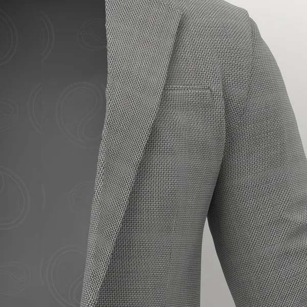 Loro Piana Super 150's Jacketing No. 29904 made up: detail