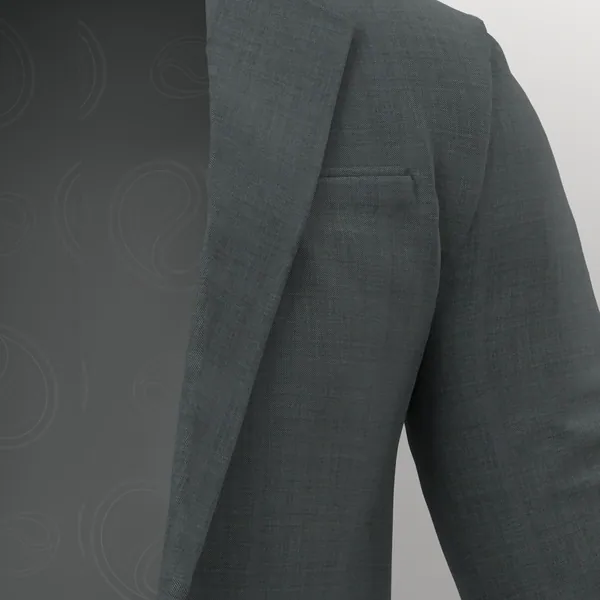 Loro Piana Super 150's No. 27274 made up: detail