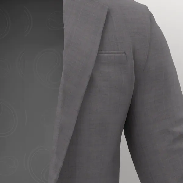 Loro Piana Super 150's No. 29052 made up: detail
