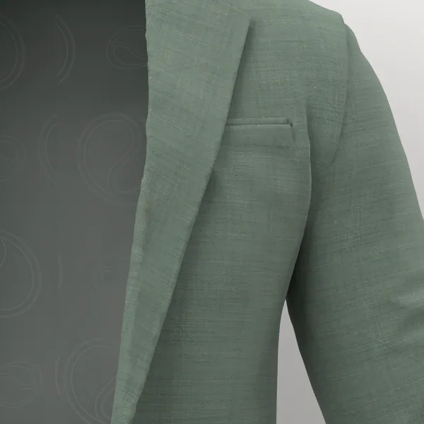Michaelangelo Stretch Wool No. 29827 made up: detail
