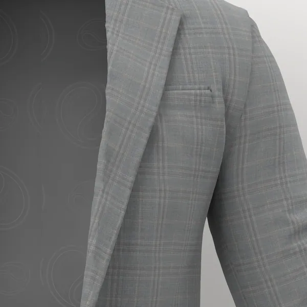 Michaelangelo Stretch Wool No. 29847 made up: detail
