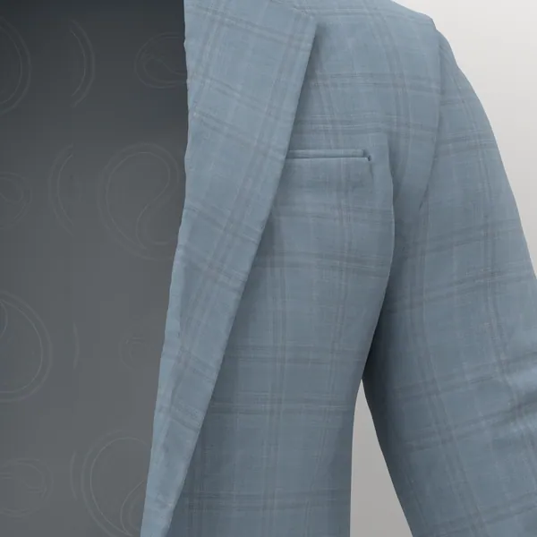 Michaelangelo Stretch Wool No. 29848 made up: detail