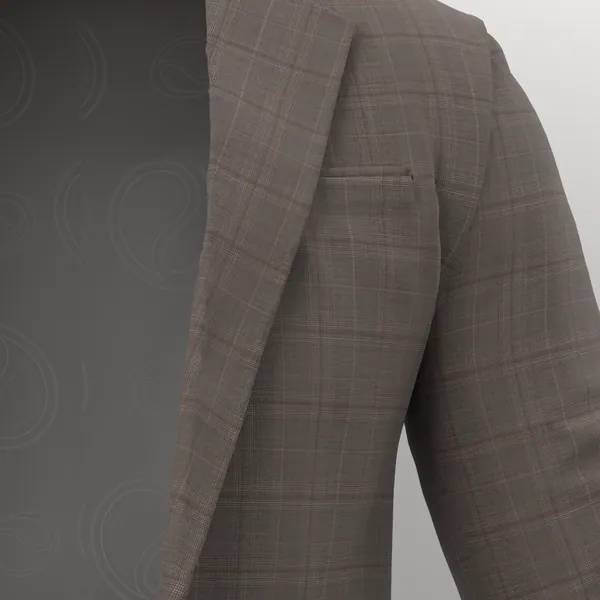 Michaelangelo Stretch Wool No. 29851 made up: detail