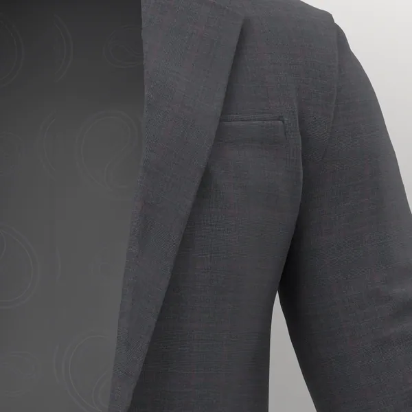 Vitale Barberis Canonico Perennial Super 110's Fancies No. 29911 made up: detail