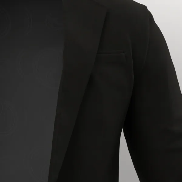 Vitale Barberis Canonico Perennial Super 110's Solid-Sharkskin No. 26961 made up: detail