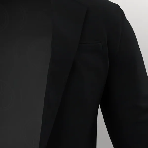 Vitale Barberis Canonico Perennial Super 110's Solid-Sharkskin No. 28766 made up: detail