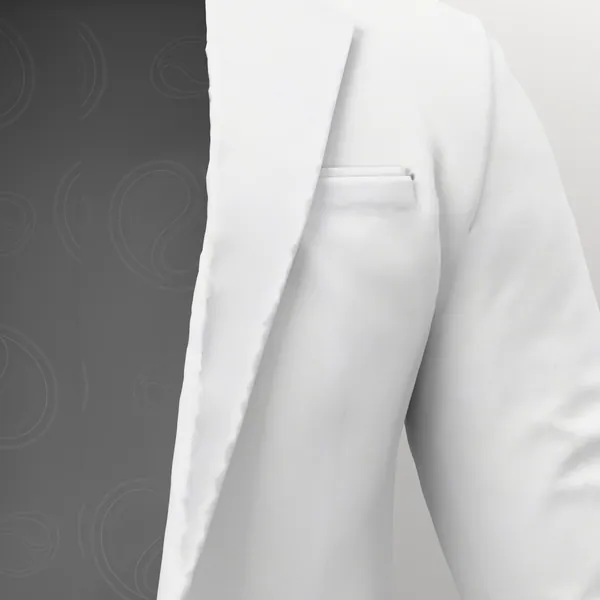 Vitale Barberis Canonico Perennial Super 110's Solid-Sharkskin No. 28768 made up: detail