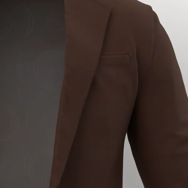 Vitale Barberis Canonico Perennial Super 110's Solid-Sharkskin No. 28770 made up: detail
