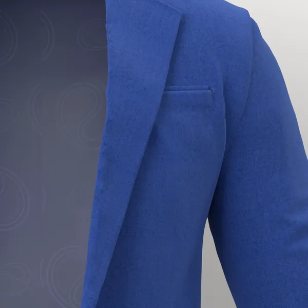 Vitale Barberis Canonico Super 120's Flannel No. 27858 made up: detail