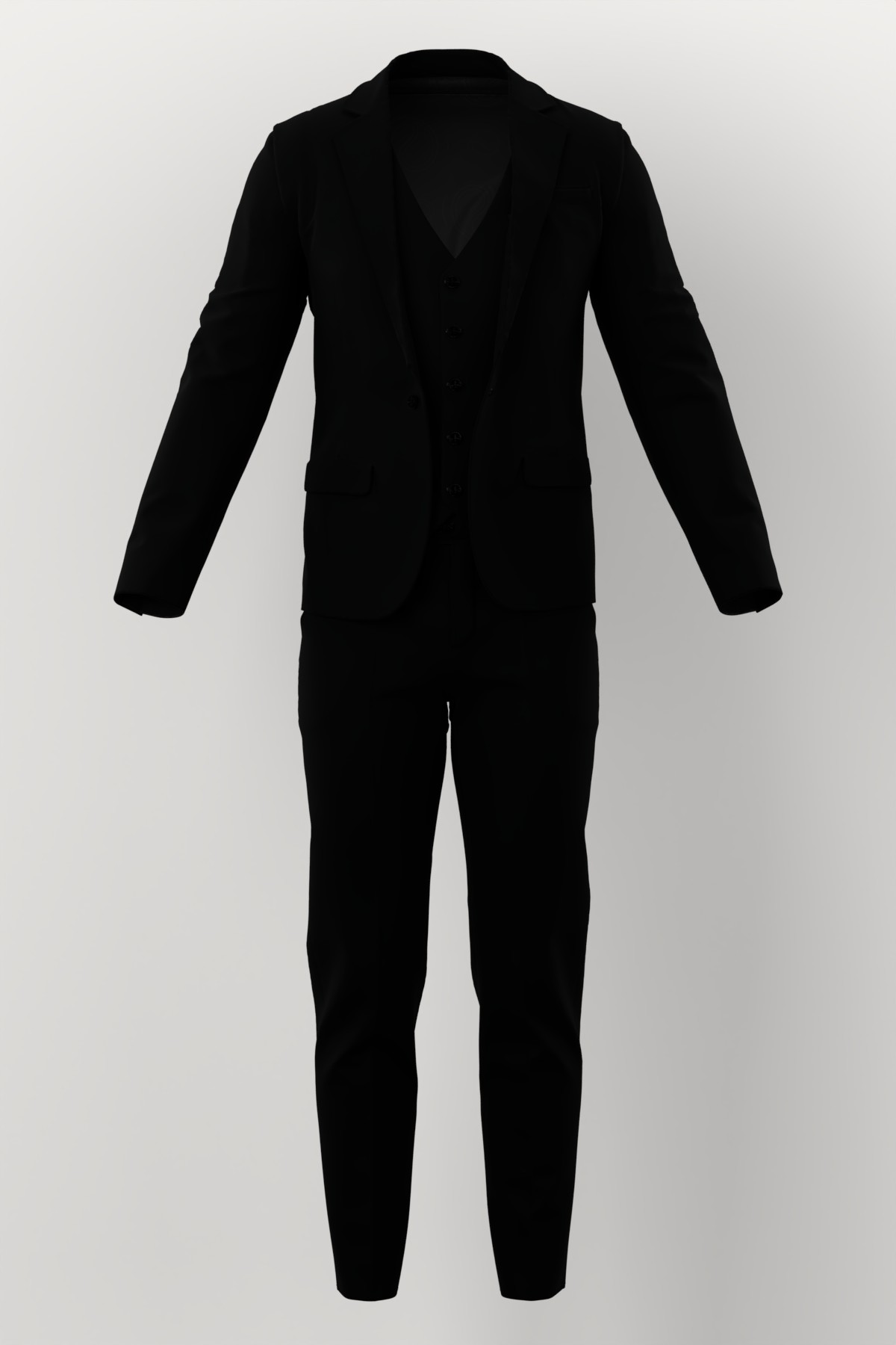 Caesar Romeo No. 24062 made up: three-piece suit