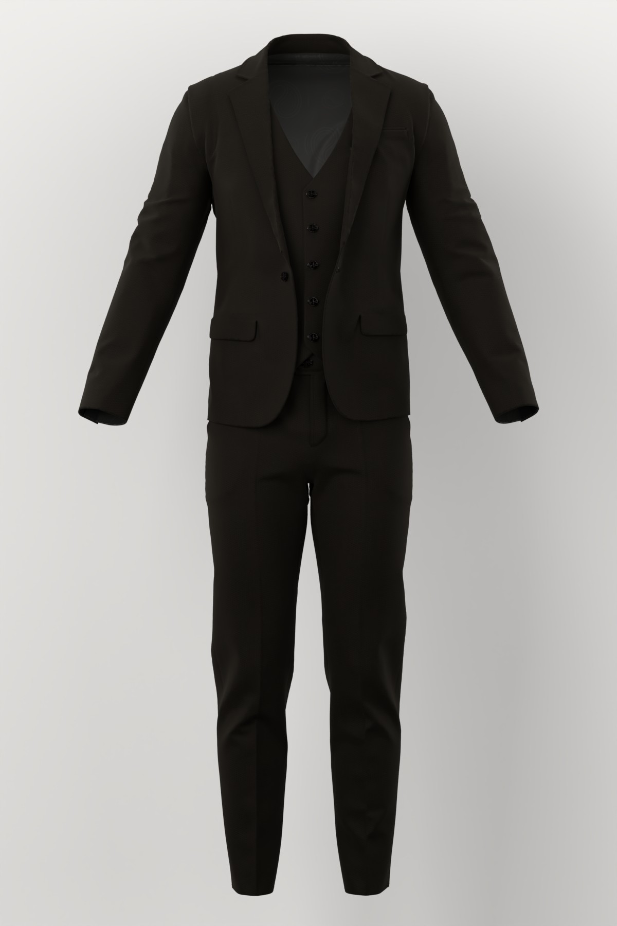 Caesar Romeo No. 25191 made up: three-piece suit