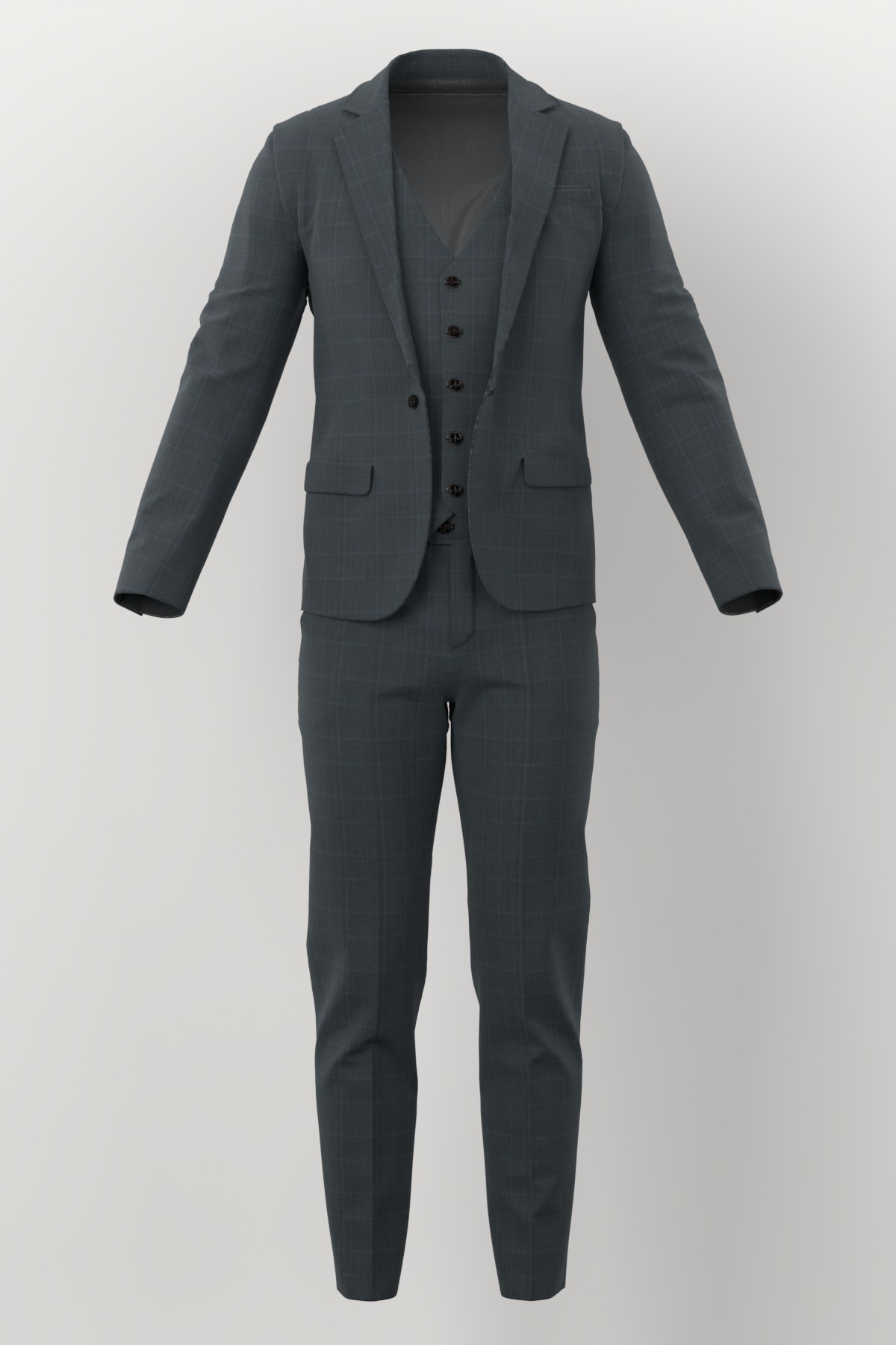 Caesar Romeo No. 25937 made up: three-piece suit