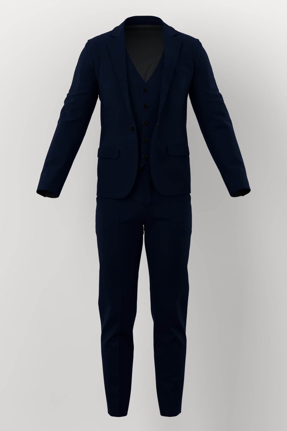 Caesar Romeo No. 26258 made up: three-piece suit