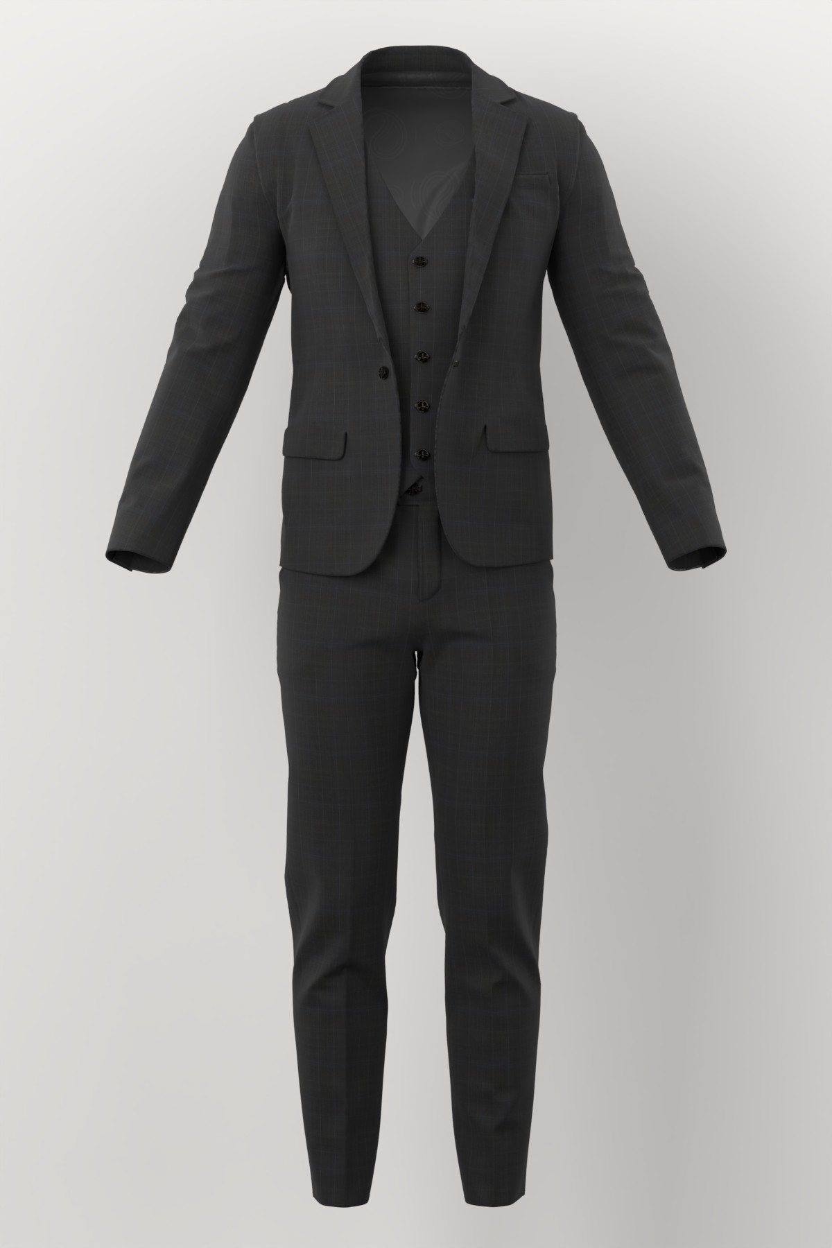 Caesar Romeo No. 26461 made up: three-piece suit