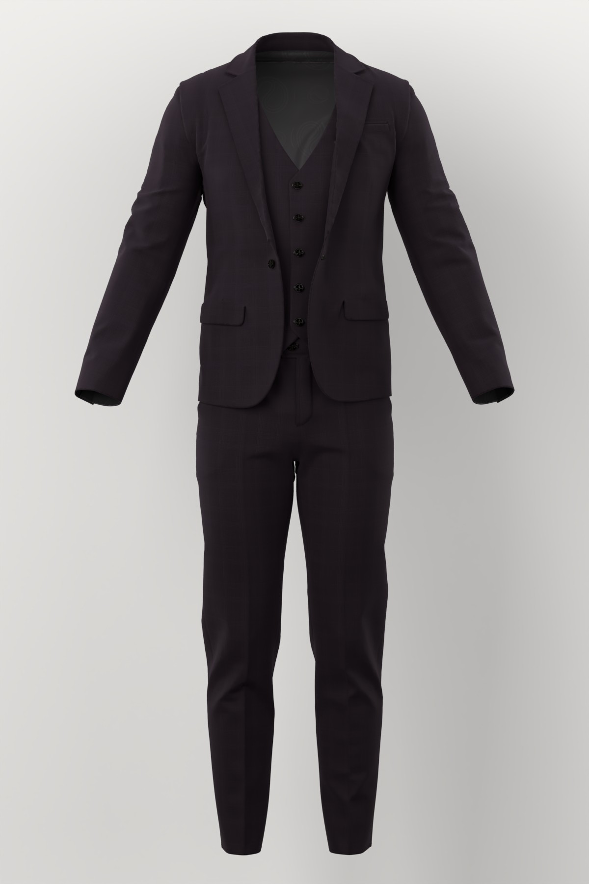 Caesar Romeo No. 27645 made up: three-piece suit