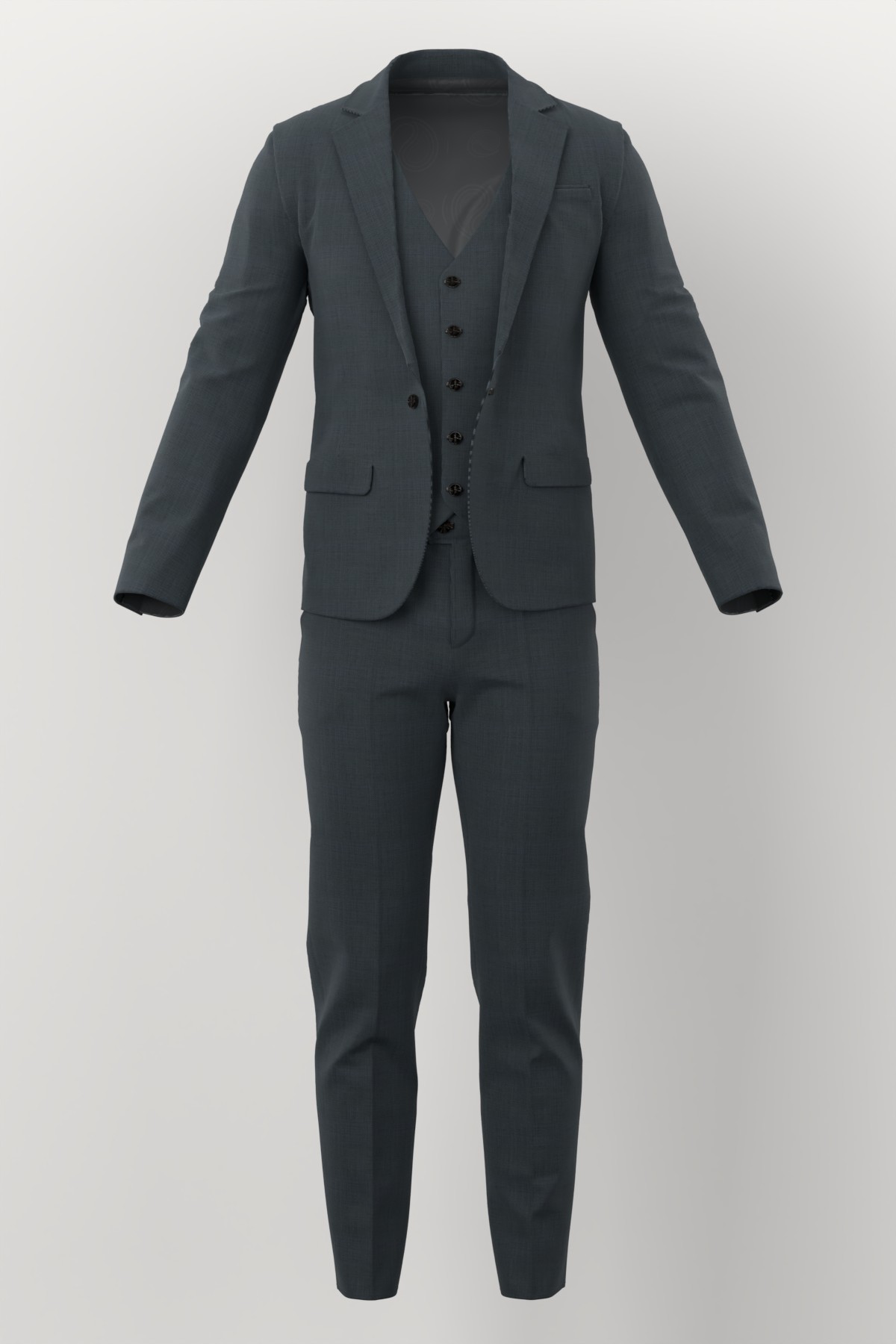 Caesar Romeo No. 27680 made up: three-piece suit