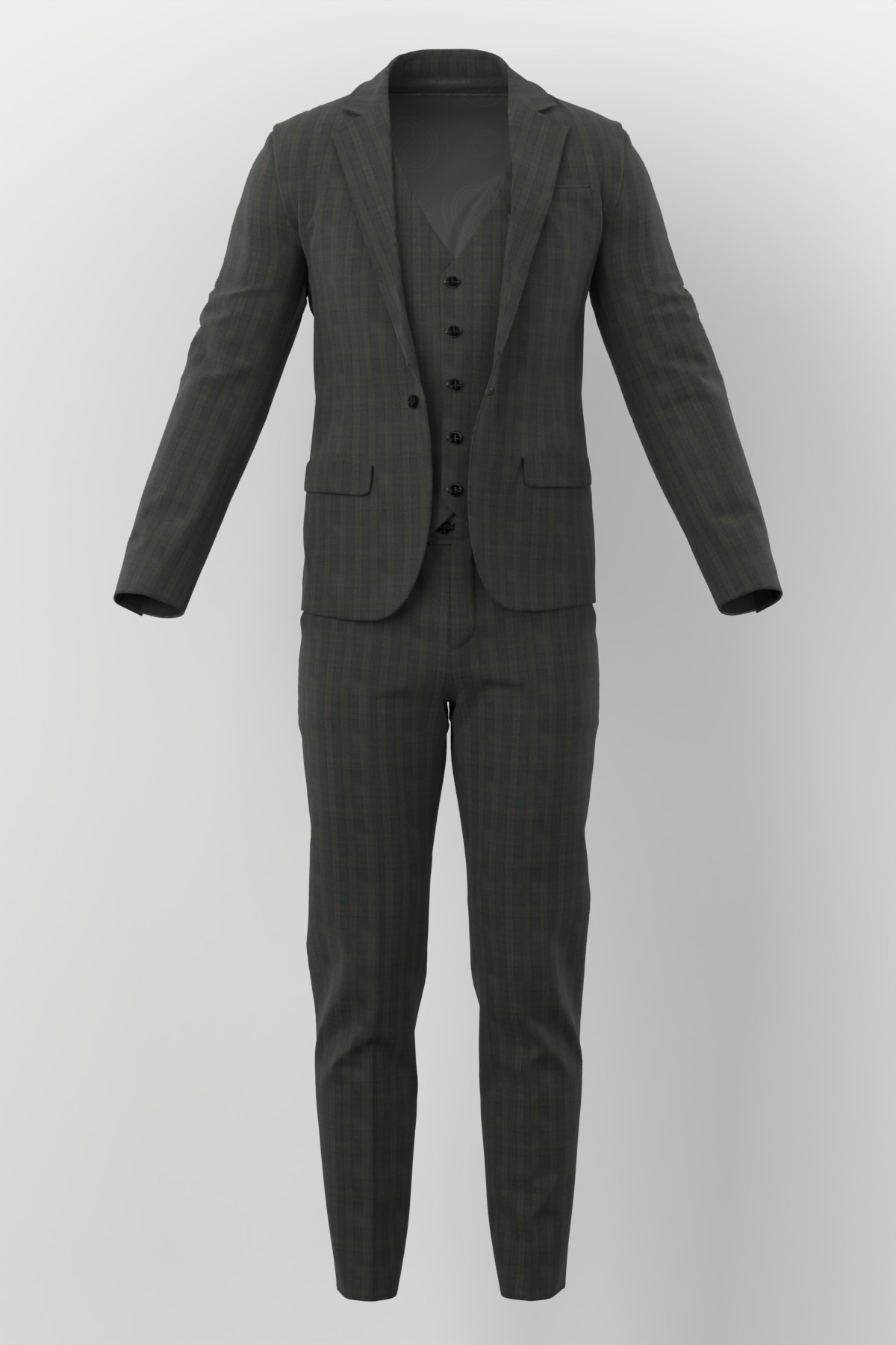 Caesar Romeo No. 27786 made up: three-piece suit