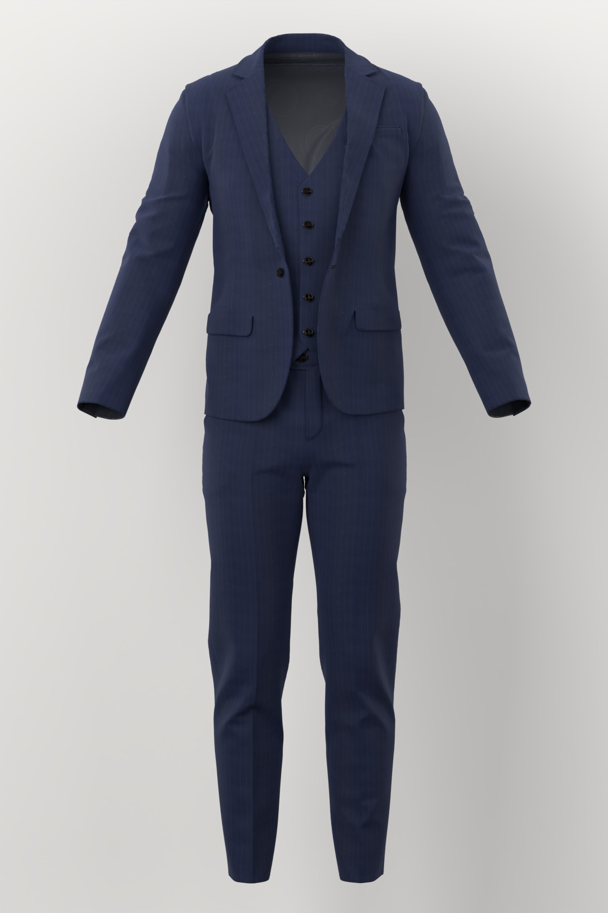 Caesar Romeo No. 29630 made up: three-piece suit