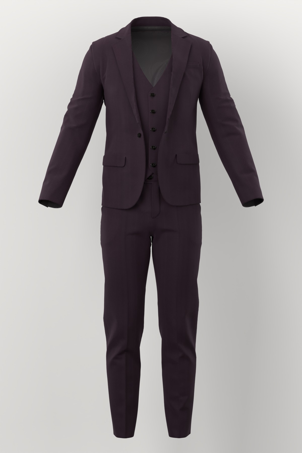 Caesar Romeo No. 30213 made up: three-piece suit