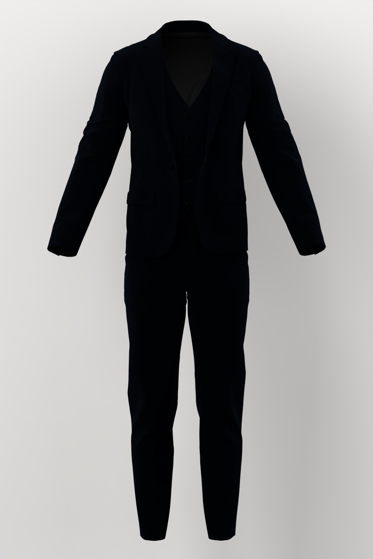 Camel Hair No. 27523 made up: three-piece suit