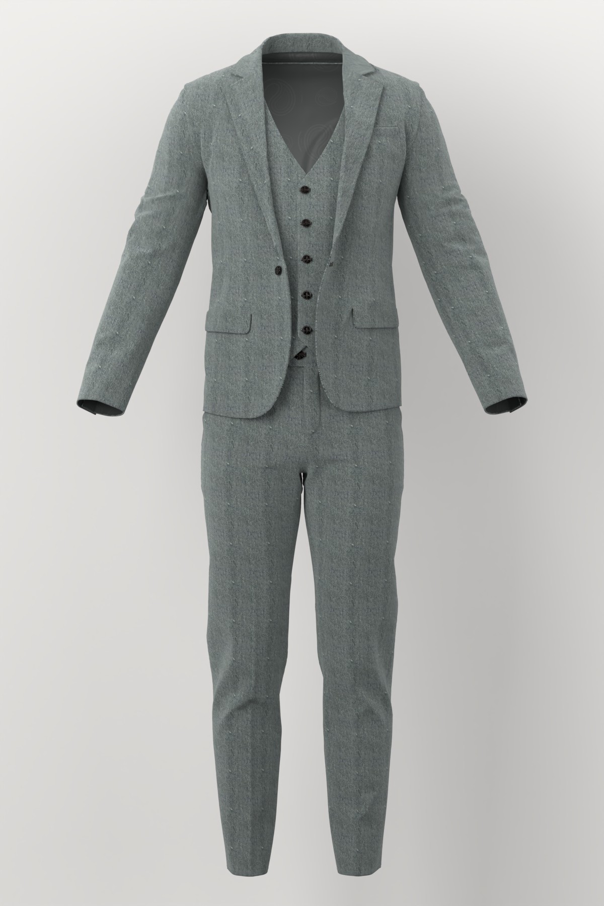 Devonshire Tweeds No. 27330 made up: three-piece suit