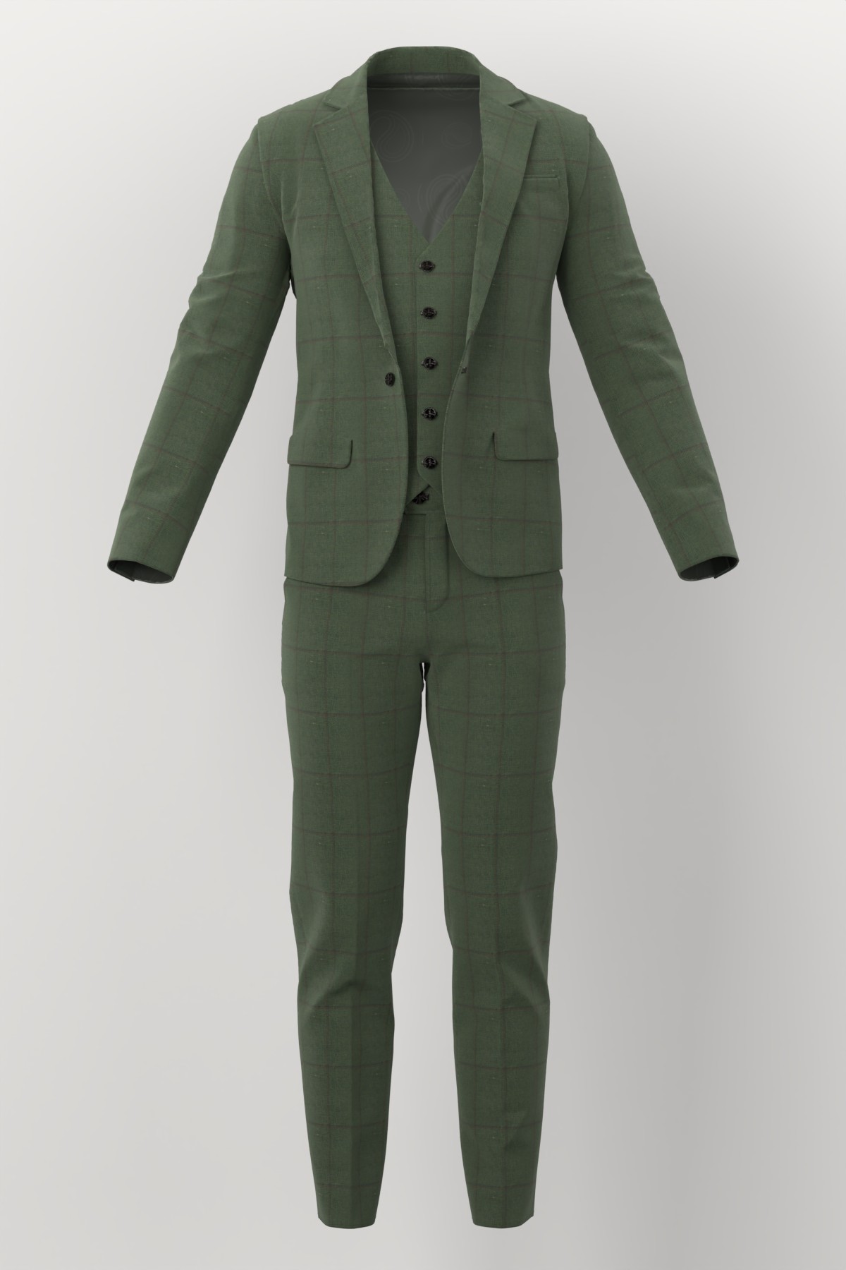 Devonshire Tweeds No. 29300 made up: three-piece suit