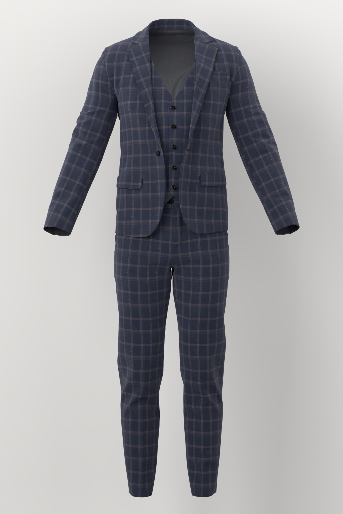 Devonshire Tweeds No. 29719 made up: three-piece suit