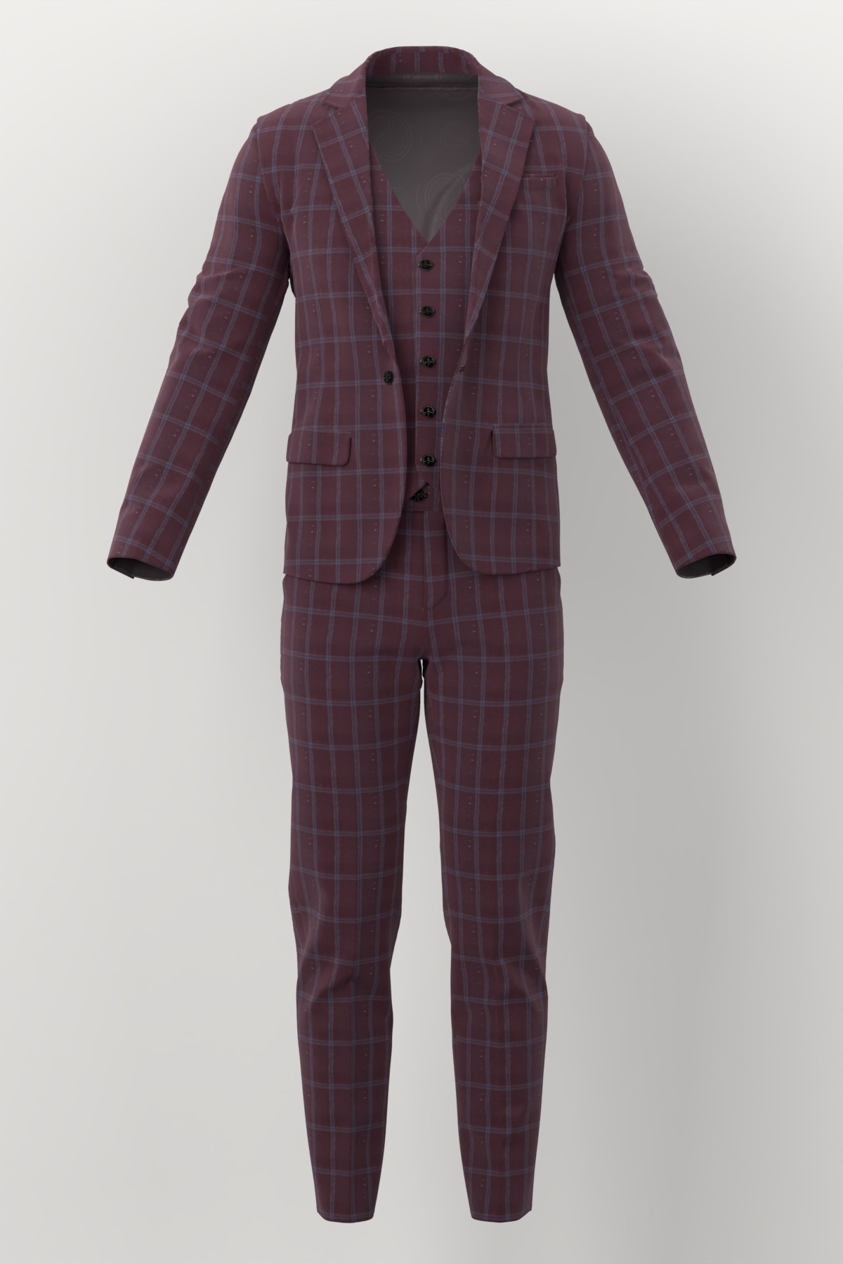 Devonshire Tweeds No. 29721 made up: three-piece suit