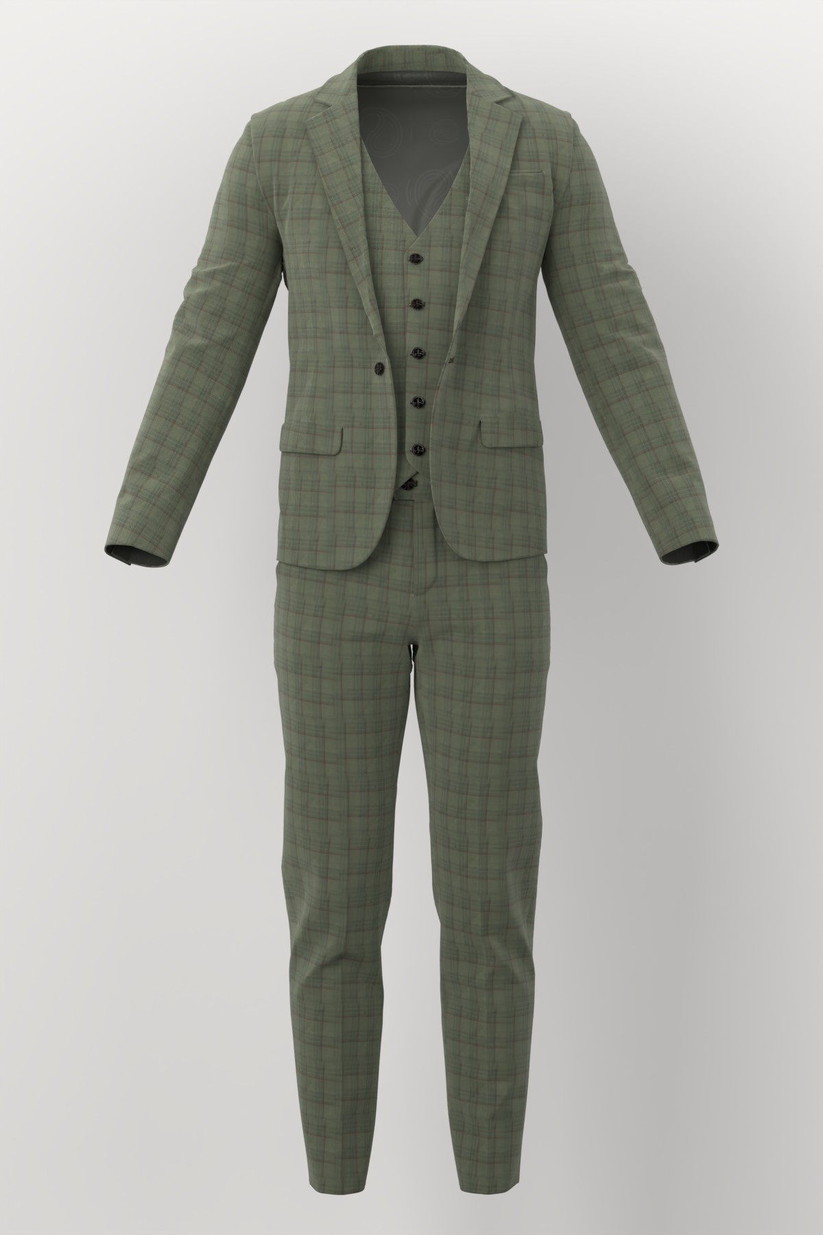 Devonshire Tweeds No. 30041 made up: three-piece suit